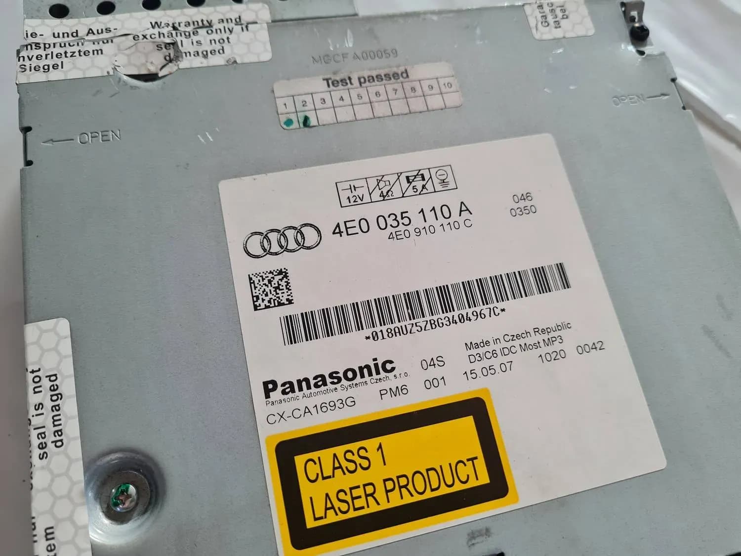 CD/DVD/navigatsiooniseade AUDI A6 2008 - foto 5