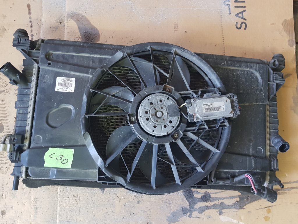 Dzesēšanas radiatora ventilators priekš VOLVO C30 2008 BLACK