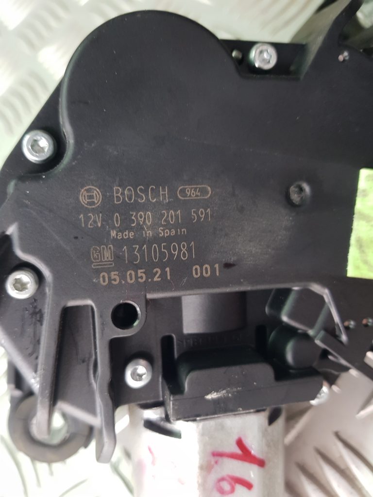 Aizmugurējā stikla tīrītāja motors priekš OPEL ASTRA H 2005 GREEN 3 Aizmugurējā stikla tīrītāja motors priekš OPEL ASTRA H 2005 GREEN