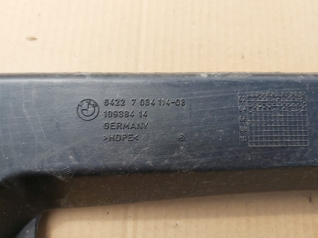 Salona gaisa vads priekš BMW 525 E60 2006 BLACK