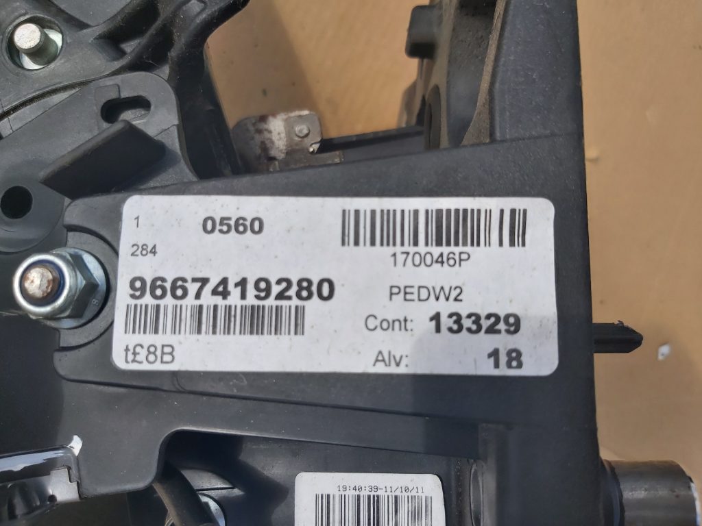 Pedāļu bloks priekš PEUGEOT 508 2012