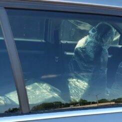 Aizmugurējo labo durvju stikls priekš OPEL VECTRA C 2008