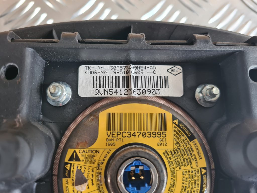 Stūres drošības spilvens priekš DACIA LODGY 2014 2 Stūres drošības spilvens priekš DACIA LODGY 2014