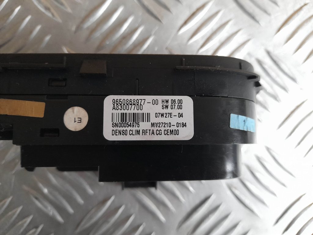 Klimata kontroles bloks priekš CITROEN PICASSO 2007 3 Klimata kontroles bloks priekš CITROEN PICASSO 2007