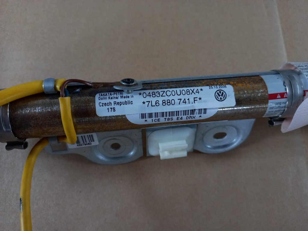 Griestu drošības spilvens, pa kreisi priekš VW TOUAREG 2007