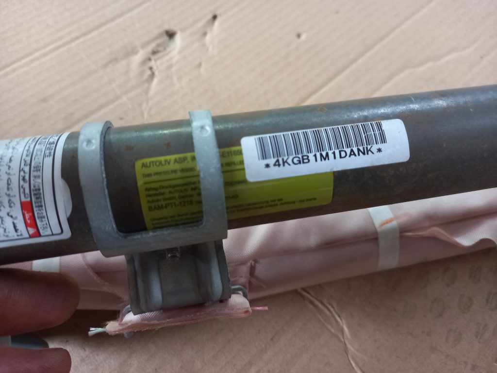 Griestu drošības spilvens, pa labi priekš MITSUBISHI ASX 2011