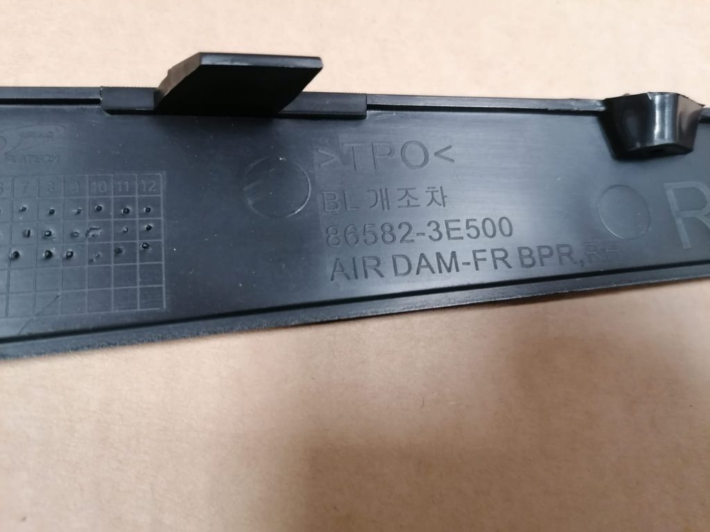 Priekšēja bufera uzlika priekš KIA Sorento 2002-2009 865823E500