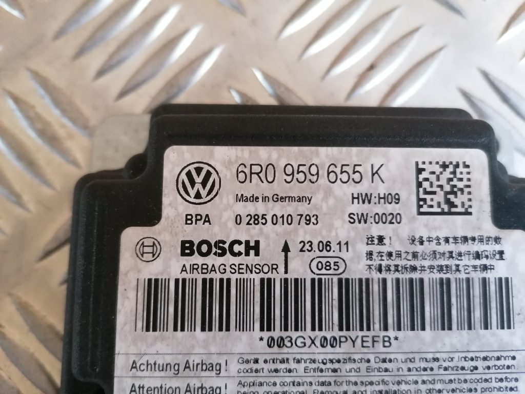 Drošības spilvena vadības bloks priekš VW POLO 2011