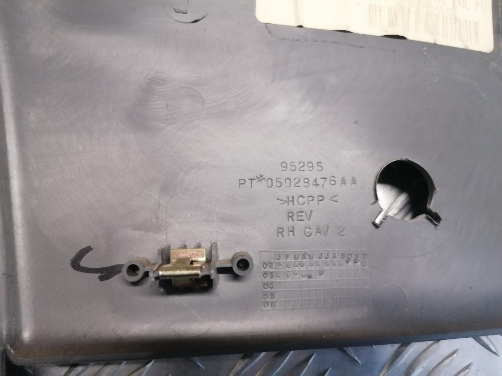 Bagāžnieka nodalījuma ventilācijas režģis priekš CHRYSLER GRAND VOYAGER 2004