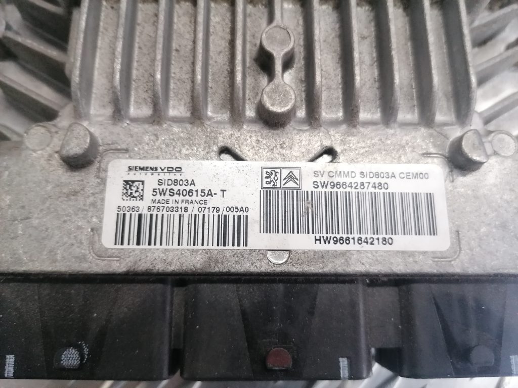 Dzinēja vadības bloks priekš CITROEN PICASSO 2007 3 Dzinēja vadības bloks priekš CITROEN PICASSO 2007