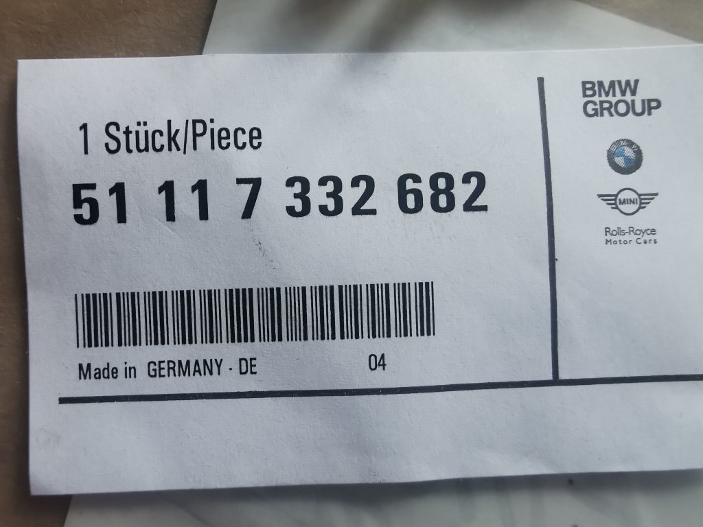 Priekšēja bufera uzlika priekš BMW 520D F11 2011 TOURING