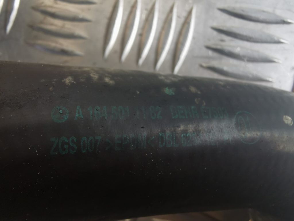 Dzesēšanas caurules priekš MERCEDES BENZ ML320 2005 BLACK 4 Dzesēšanas caurules priekš MERCEDES BENZ ML320 2005 BLACK