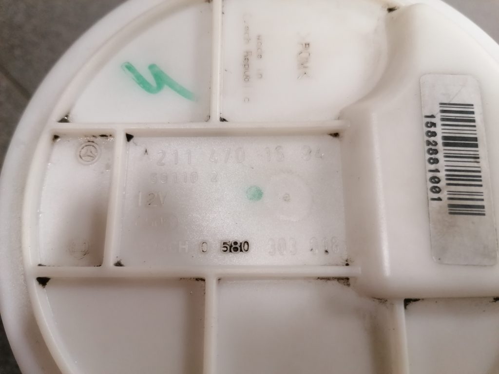 Degvielas tvertnes sūknis priekš MERCEDES BENZ CLS 320 2005