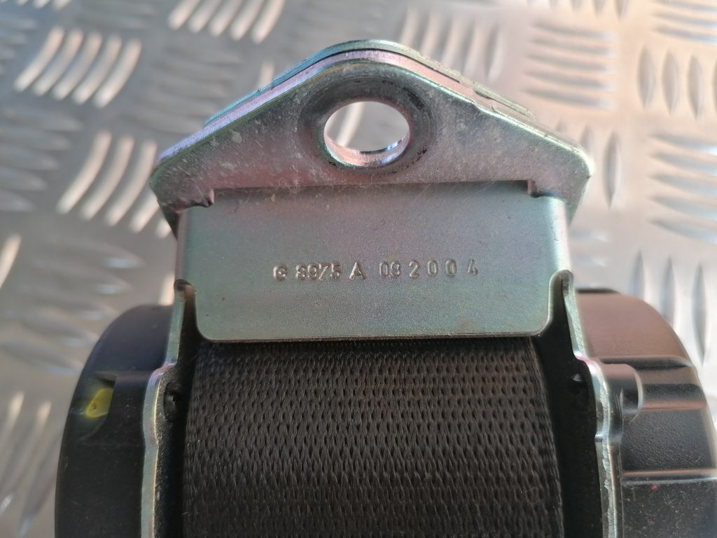 Aizmugurējā kreisa drošības josta priekš BMW 1 E87 2009 WHITE