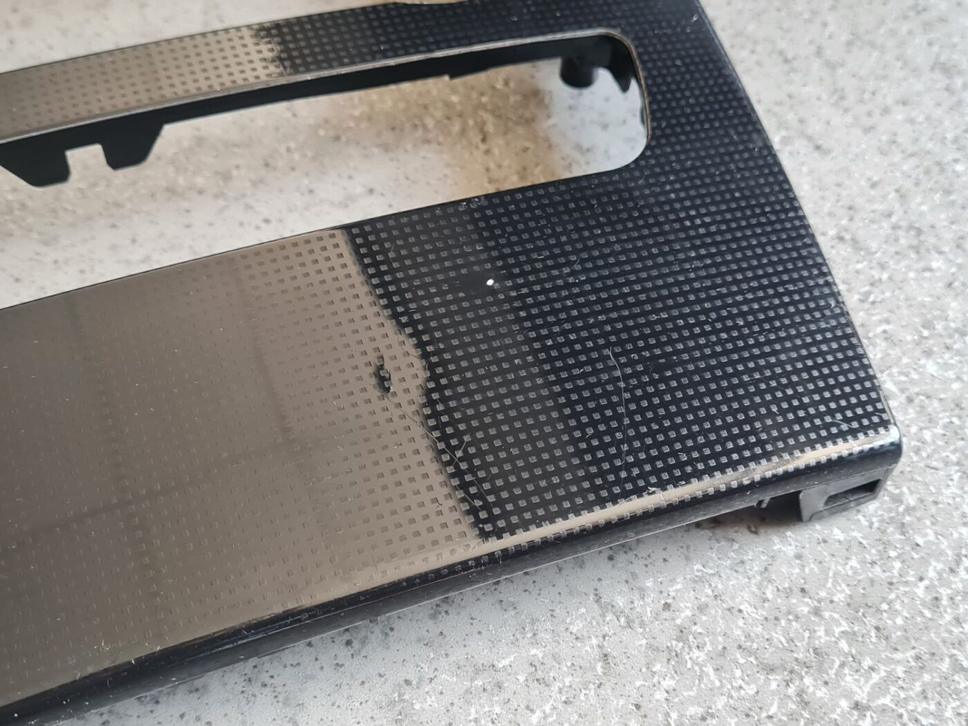 Mērinstrumentu paneļa dekoratīvais rāmis priekš MERCEDES BENZ ML320 2005 BLACK