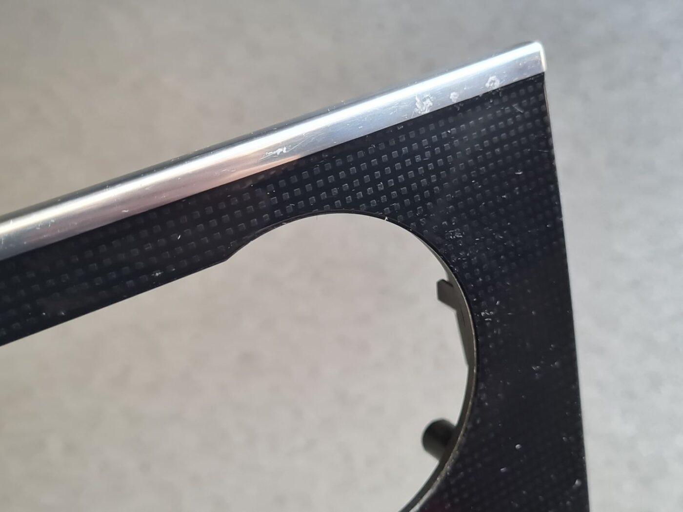 Mērinstrumentu paneļa dekoratīvais rāmis priekš MERCEDES BENZ ML320 2005 BLACK