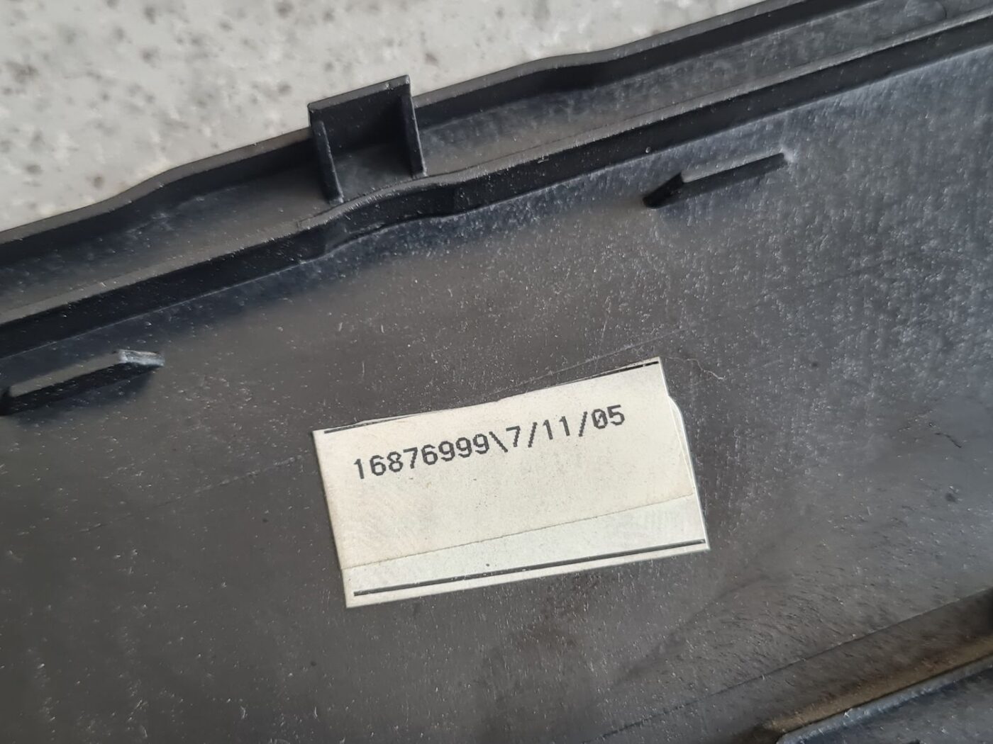 Mērinstrumentu paneļa dekoratīvais rāmis priekš MERCEDES BENZ ML320 2005 BLACK