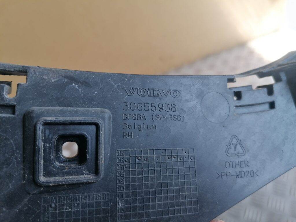 Priekšējā spārna un bufera stiprinājums priekš VOLVO C30 2008 SILVER