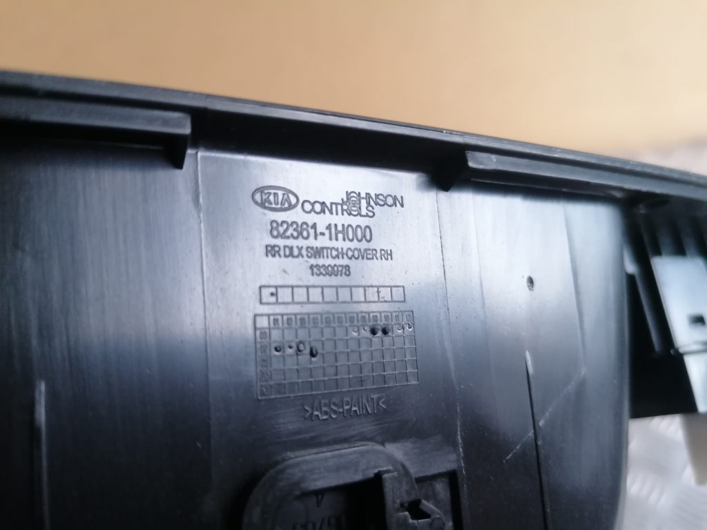 Stikla pacelšanas poga priekš KIA CEED 2007