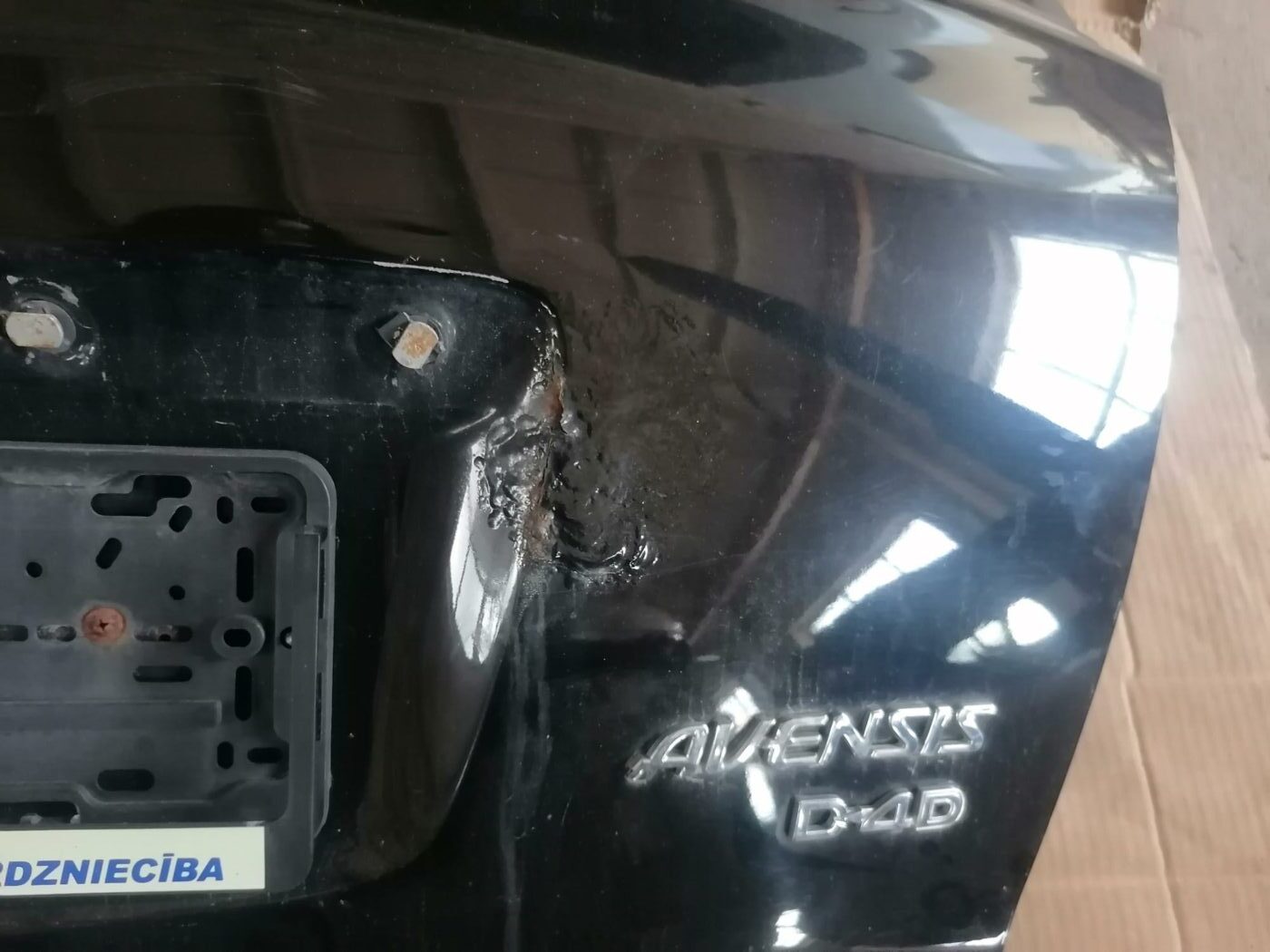 Bagāžnieka vāks priekš TOYOTA AVENSIS 2007