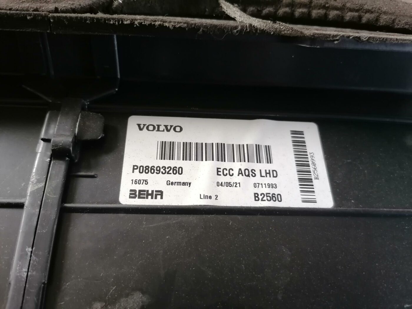 Salona sildītājs priekš VOLVO S80 2004