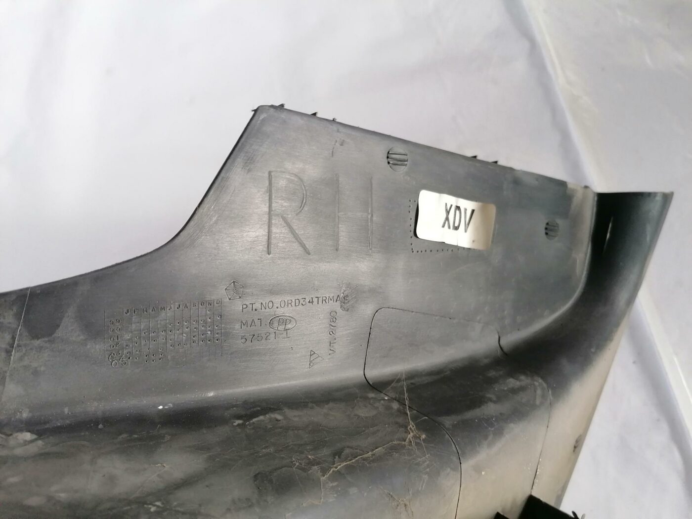 Sliekšņa aizmugurēja laba uzlika (salonā) priekš CHRYSLER SEBRING 2006 3 Sliekšņa aizmugurēja laba uzlika (salonā) priekš CHRYSLER SEBRING 2006