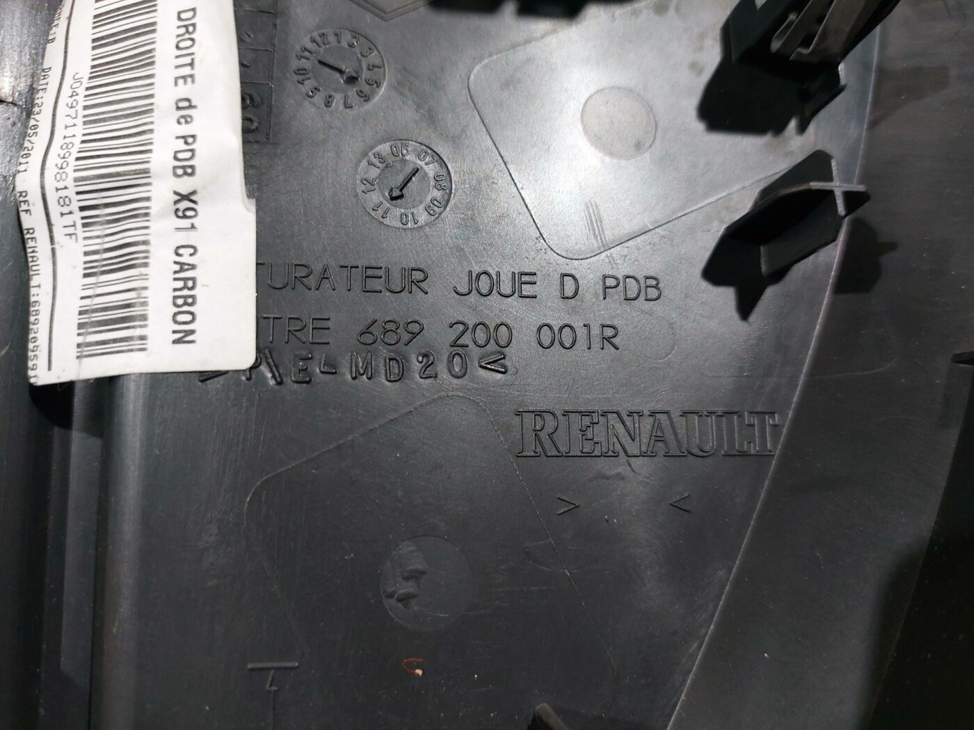 Drošības spilvena izslēgšanas slēdzis priekš RENAULT LAGUNA 2011