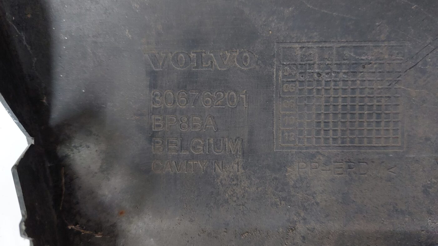 Aizmugurēja bufera uzlika priekš VOLVO S40 2004 Black