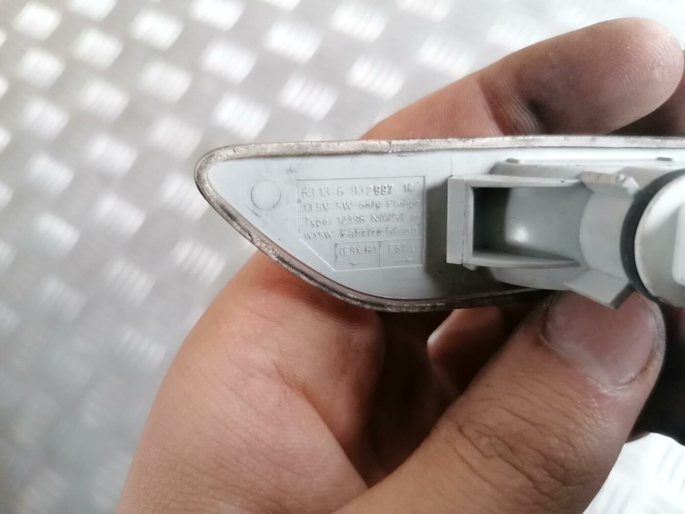 Pagrieziena signala lukturis priekš BMW 123 E87 2008 BLACK 3 Pagrieziena signala lukturis priekš BMW 123 E87 2008 BLACK