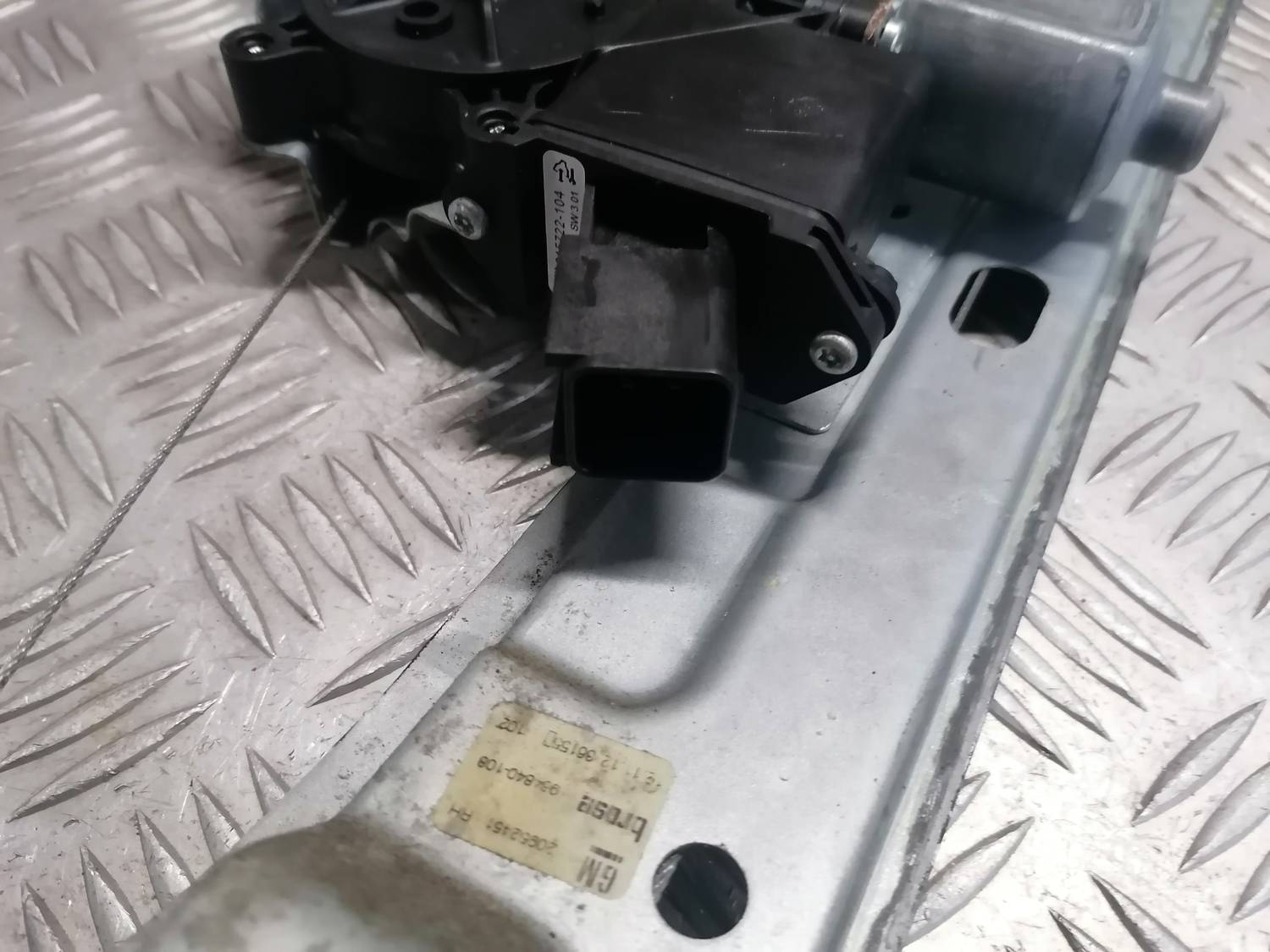 Stikla pacelšanas mehānisms aizmugurējais labais priekš OPEL INSIGNIA SPORTS TOURER 2013