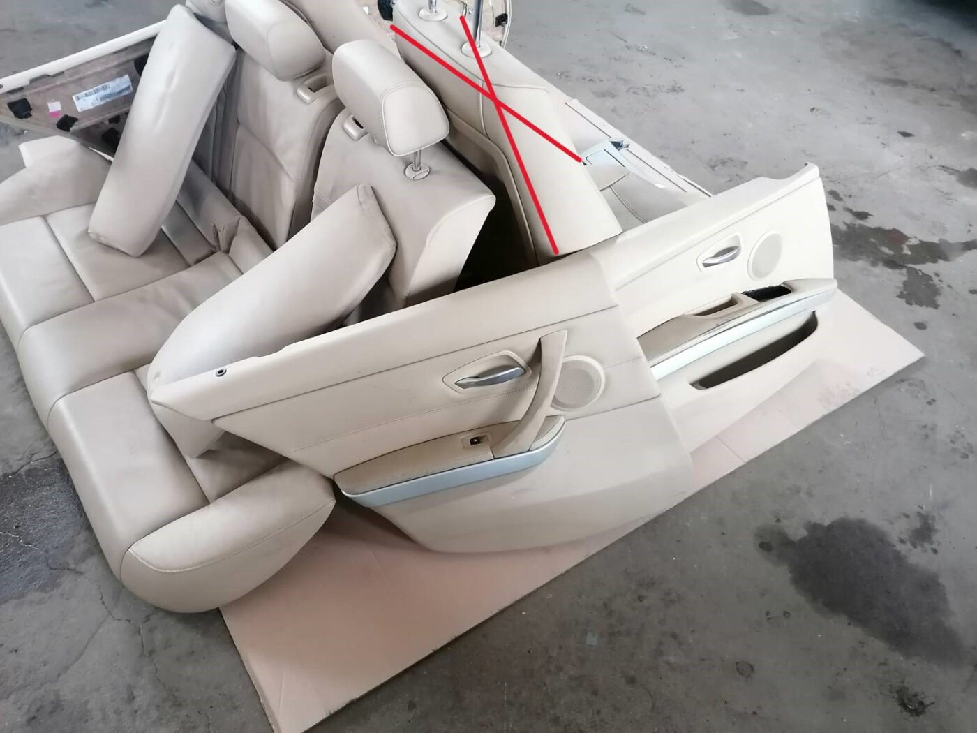 Sēdekļu komplekts priekš BMW 318D E91 2008 TOURING