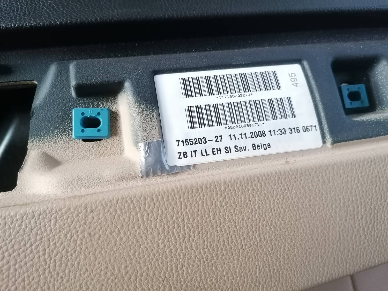 Mērinstrumentu panelis priekš BMW 318D E91 2008 TOURING 8 Mērinstrumentu panelis priekš BMW 318D E91 2008 TOURING