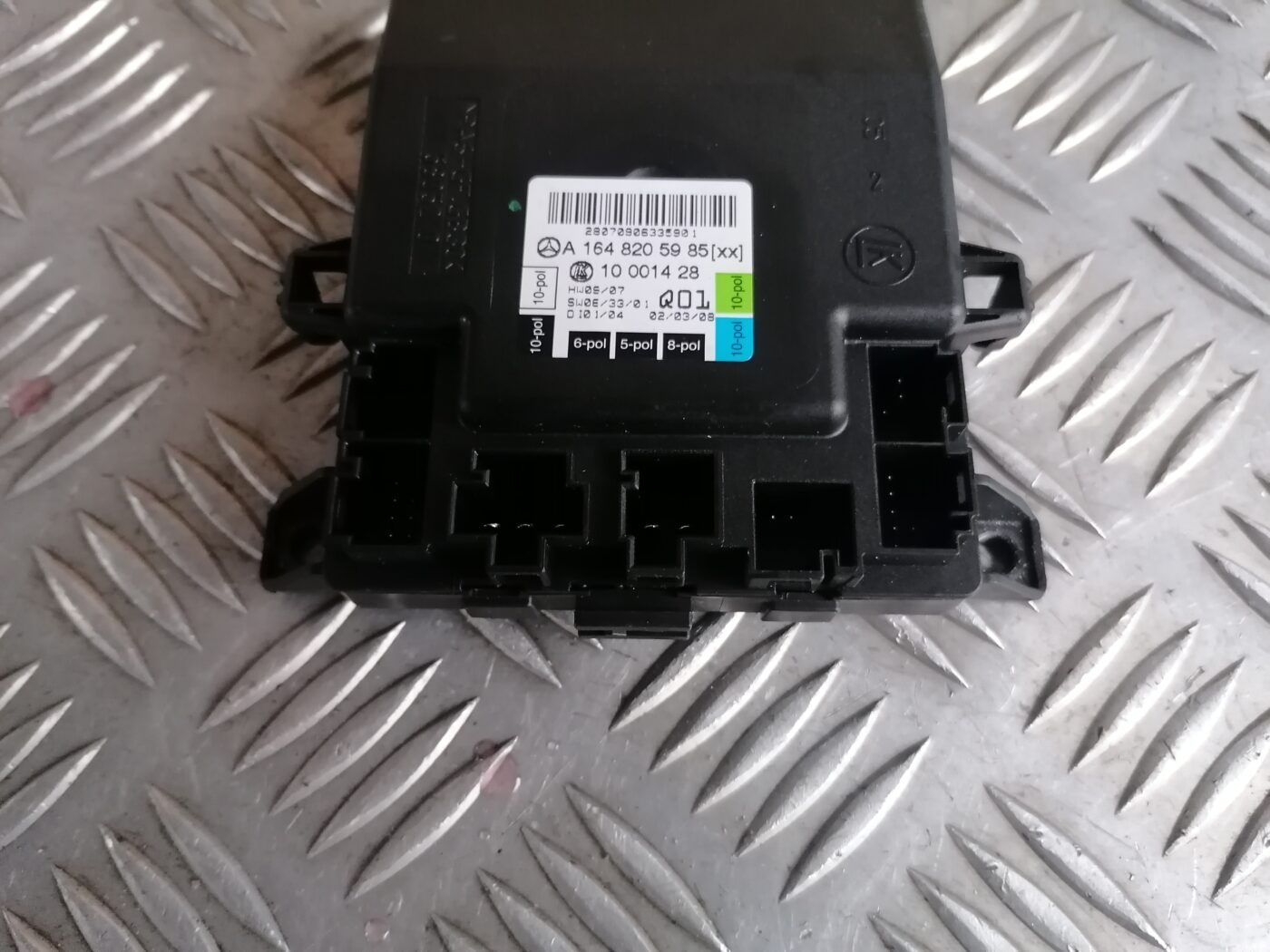 Priekšējo labo durvju vadības bloks priekš MERCEDES BENZ ML280 2008 OBSIDIAN BLACK