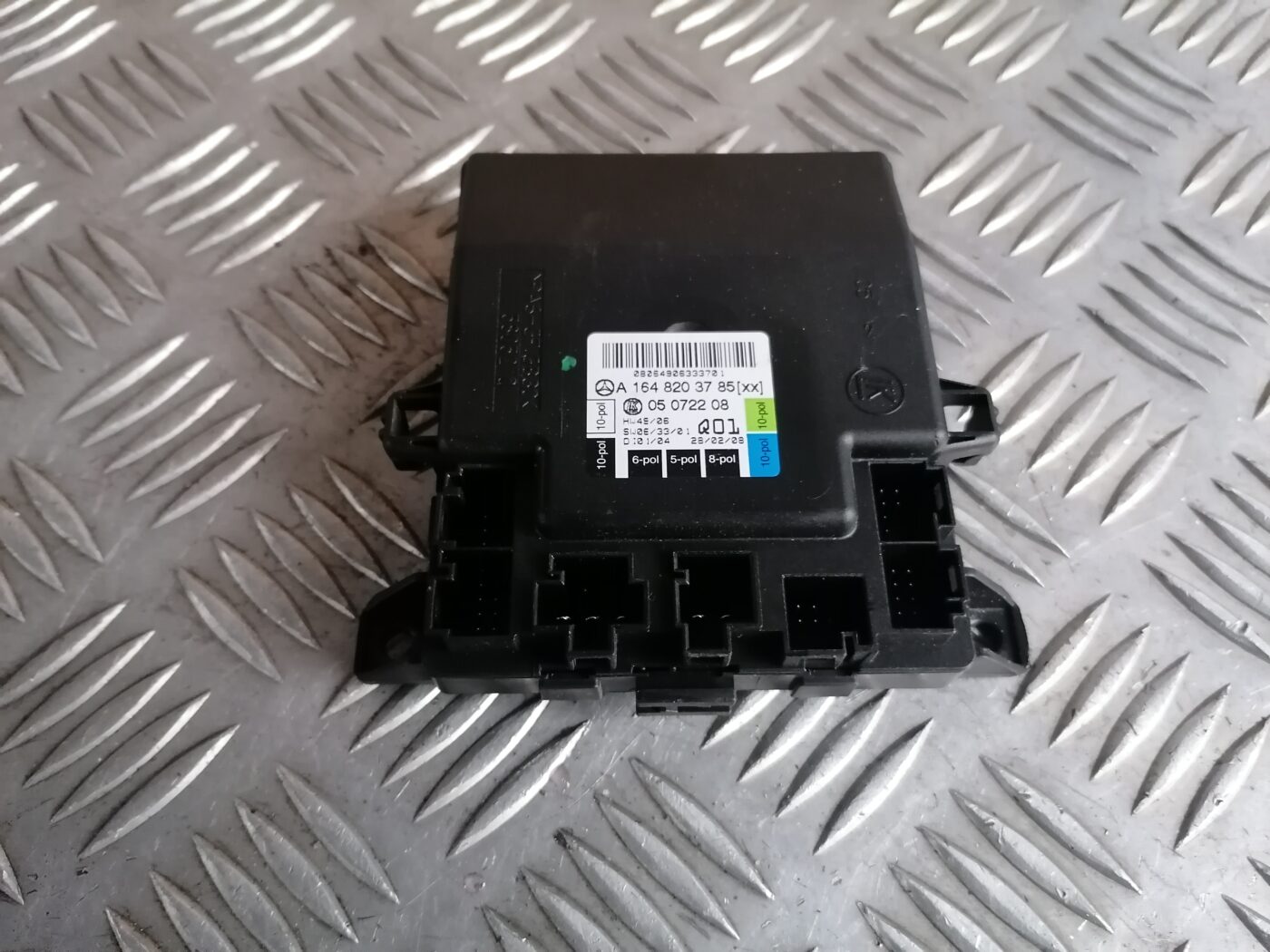 Priekšējo kreiso durvju vadības bloks priekš MERCEDES BENZ ML280 2008 OBSIDIAN BLACK