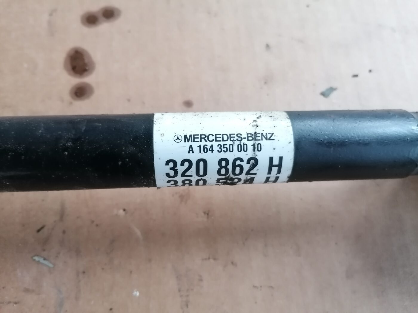 Pusass aizmugurē priekš MERCEDES BENZ ML280 2008 OBSIDIAN BLACK 4 Pusass aizmugurē priekš MERCEDES BENZ ML280 2008 OBSIDIAN BLACK