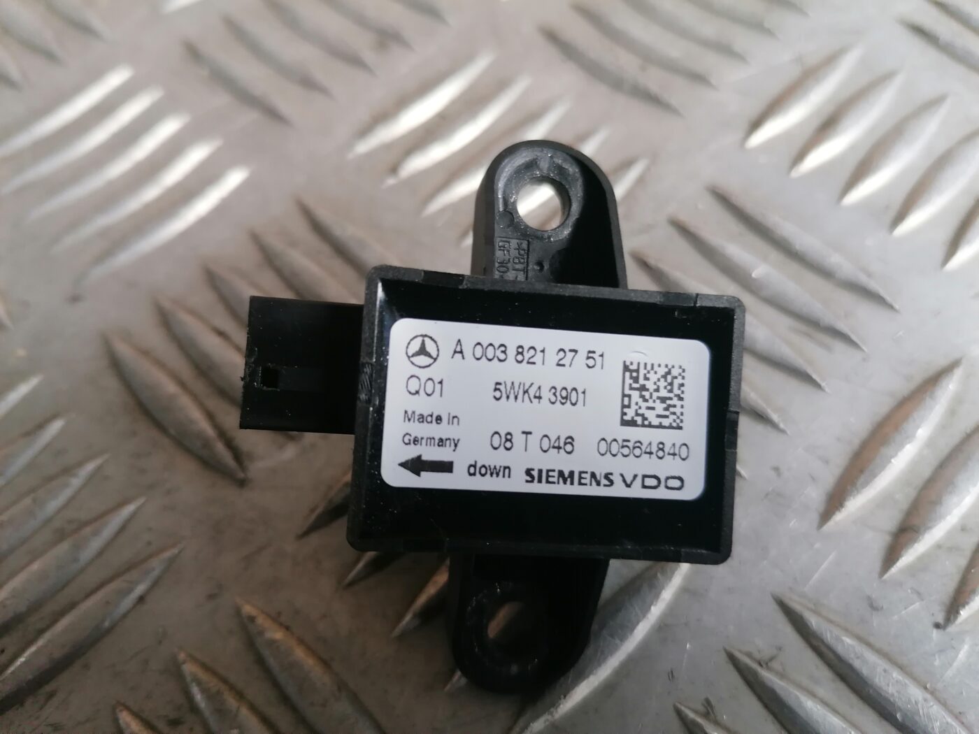 Drošības spilvena trieciensensors priekš MERCEDES BENZ ML280 2008 OBSIDIAN BLACK