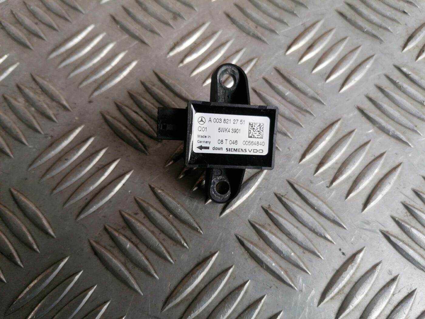 Drošības spilvena trieciensensors priekš MERCEDES BENZ ML280 2008 OBSIDIAN BLACK