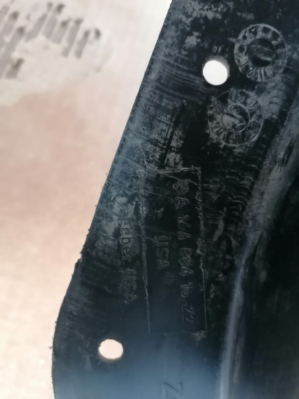 Priekšējais labais paspārns priekš MERCEDES BENZ ML280 2008 OBSIDIAN BLACK