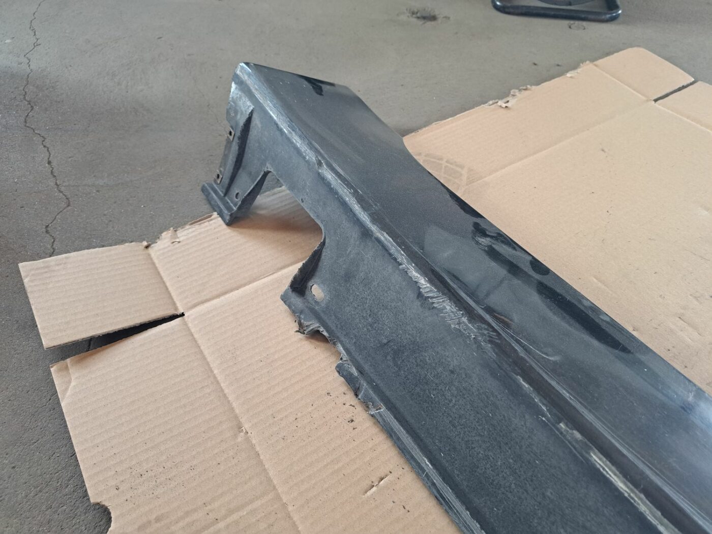 Ārēja sliekšņa laba uzlika priekš BMW 525 E60 2004 BLACK