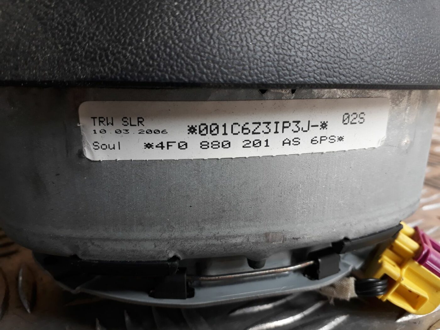 Stūres drošības spilvens priekš AUDI A6 AVANT 2006 3 Stūres drošības spilvens priekš AUDI A6 AVANT 2006