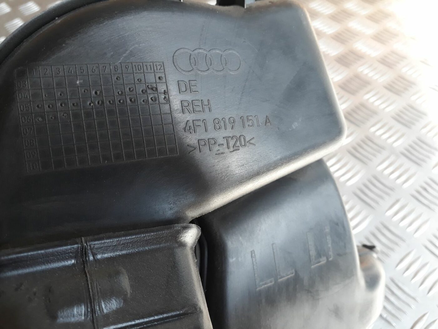 Salona gaisa vads priekš AUDI A6 AVANT 2006 2 Salona gaisa vads priekš AUDI A6 AVANT 2006