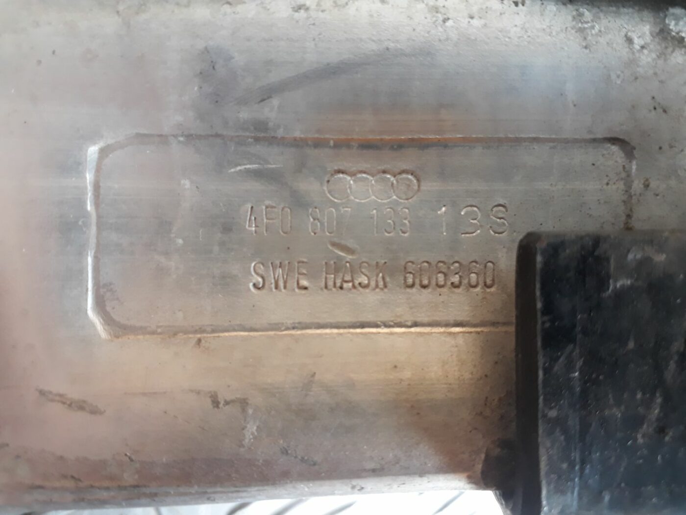 Priekšēja bufera pastiprinātāja kronšteins priekš AUDI A6 AVANT 2006 3 Priekšēja bufera pastiprinātāja kronšteins priekš AUDI A6 AVANT 2006