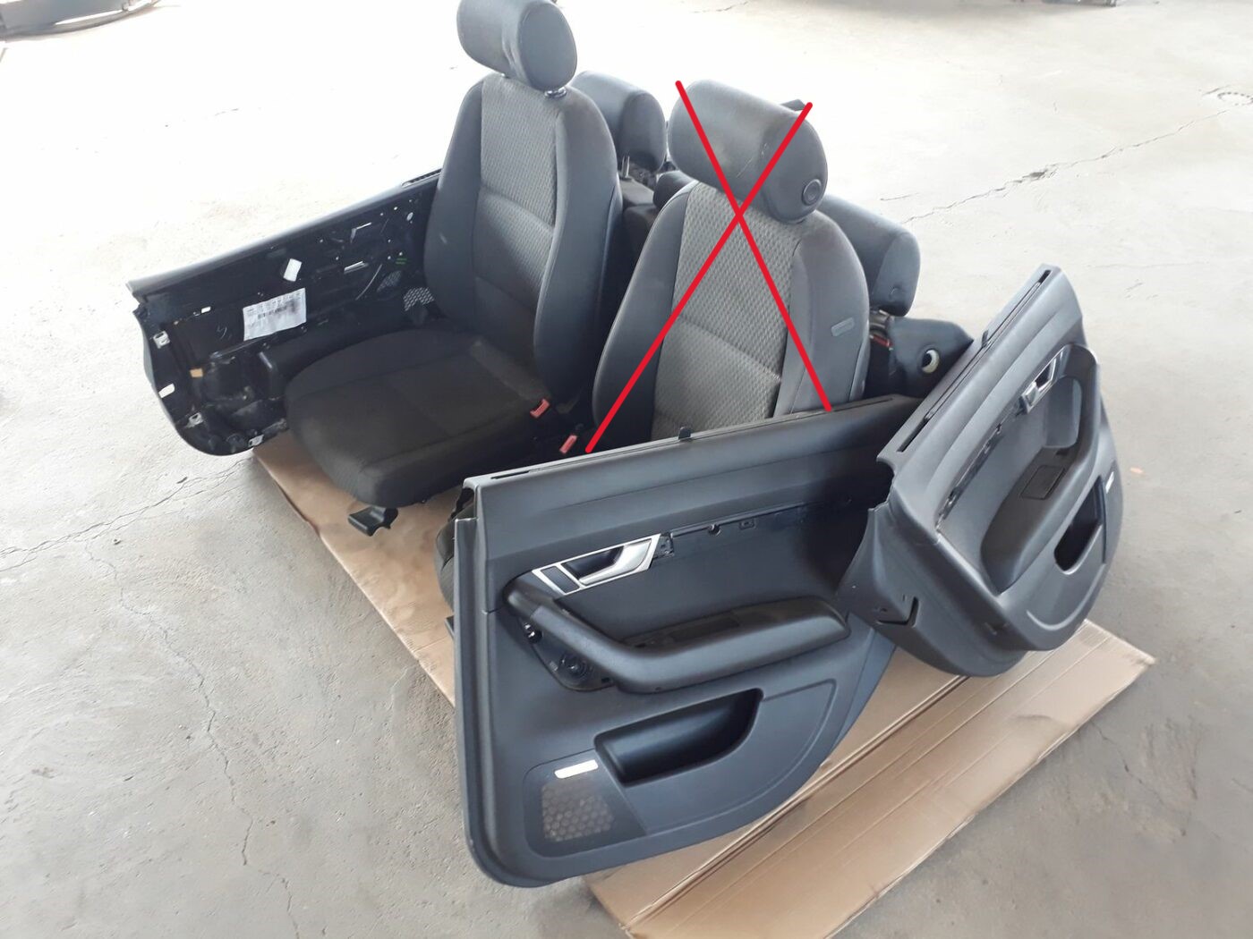 Sēdekļu komplekts priekš AUDI A6 AVANT 2006