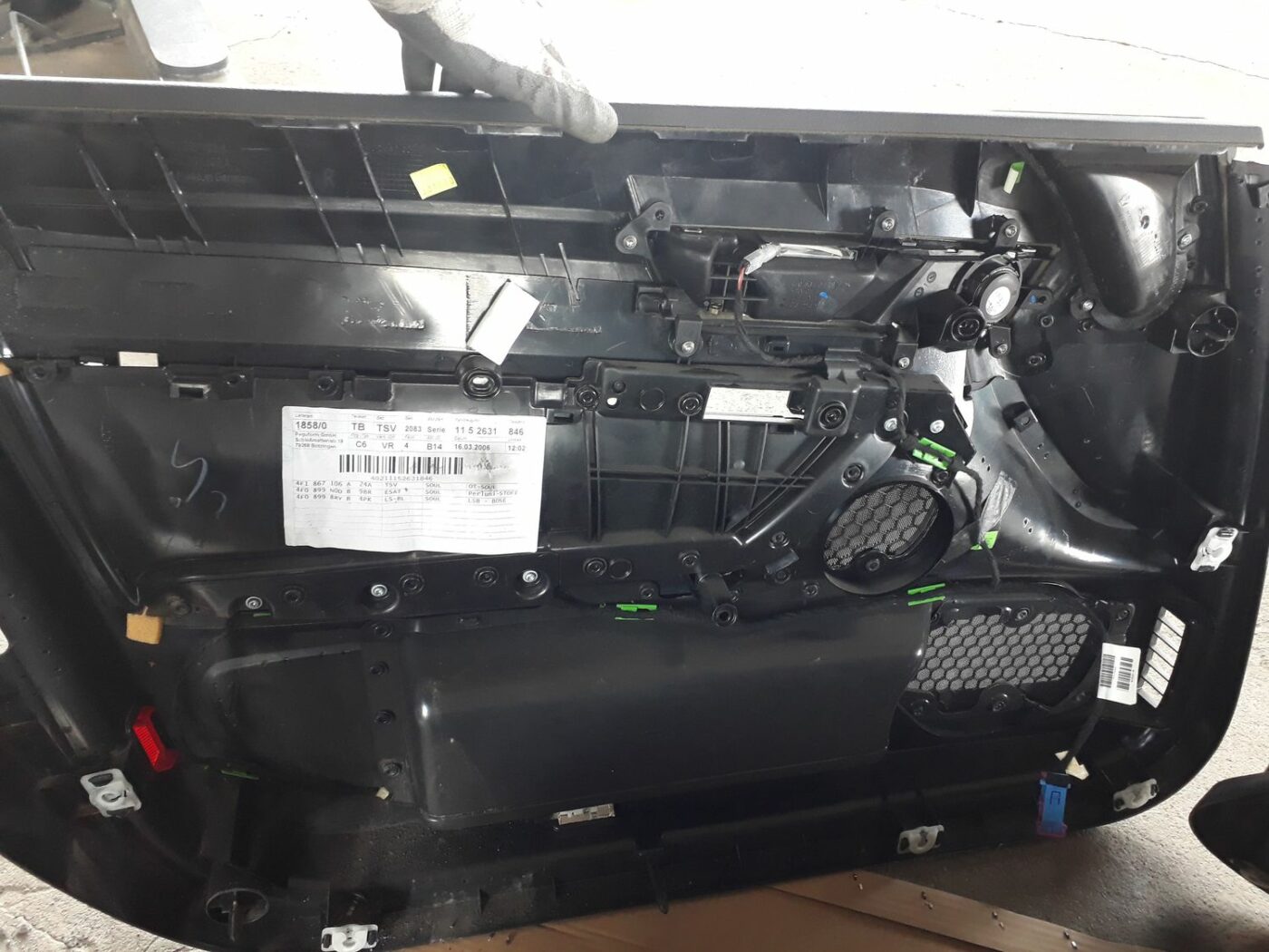 Sēdekļu komplekts priekš AUDI A6 AVANT 2006