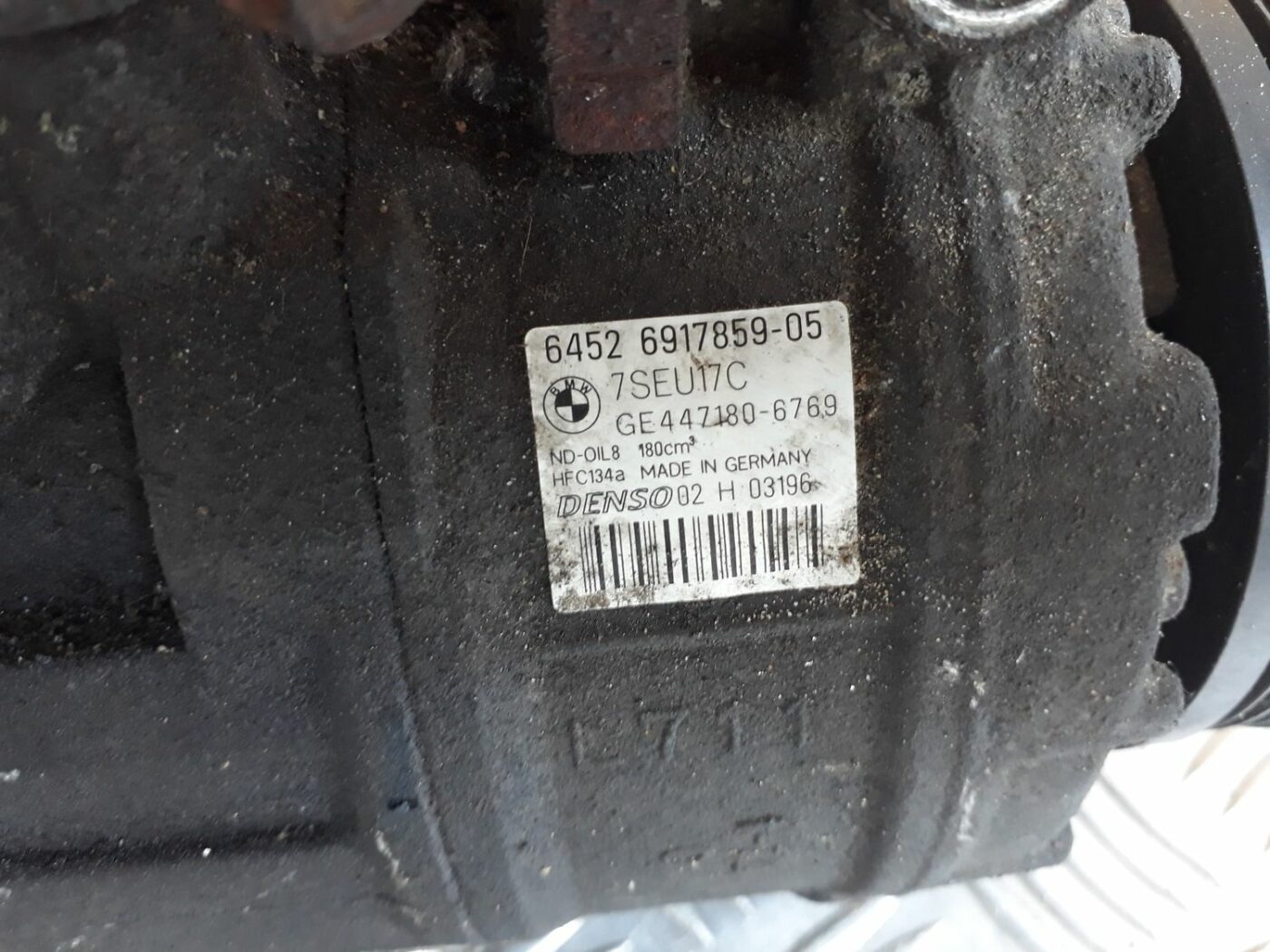 Gaisa kondicioniera kompresors priekš BMW 530D E61 2006 TOURING BLUE 2 Gaisa kondicioniera kompresors priekš BMW 530D E61 2006 TOURING BLUE