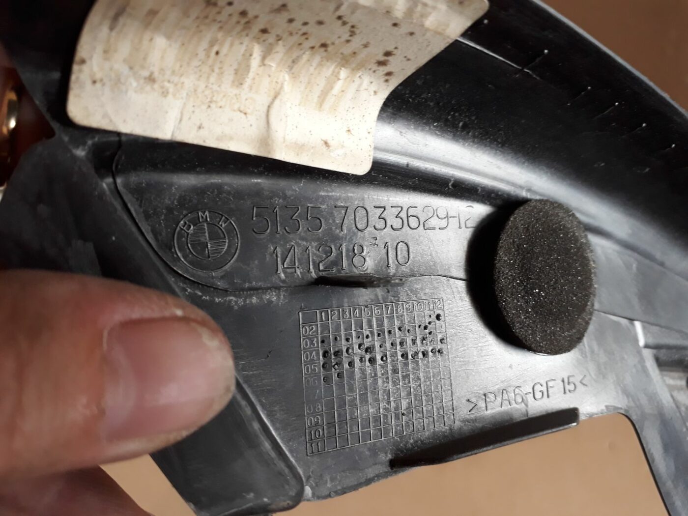 Durvju stikla moldings priekš BMW 530D E61 2006 TOURING BLUE 2 Durvju stikla moldings priekš BMW 530D E61 2006 TOURING BLUE