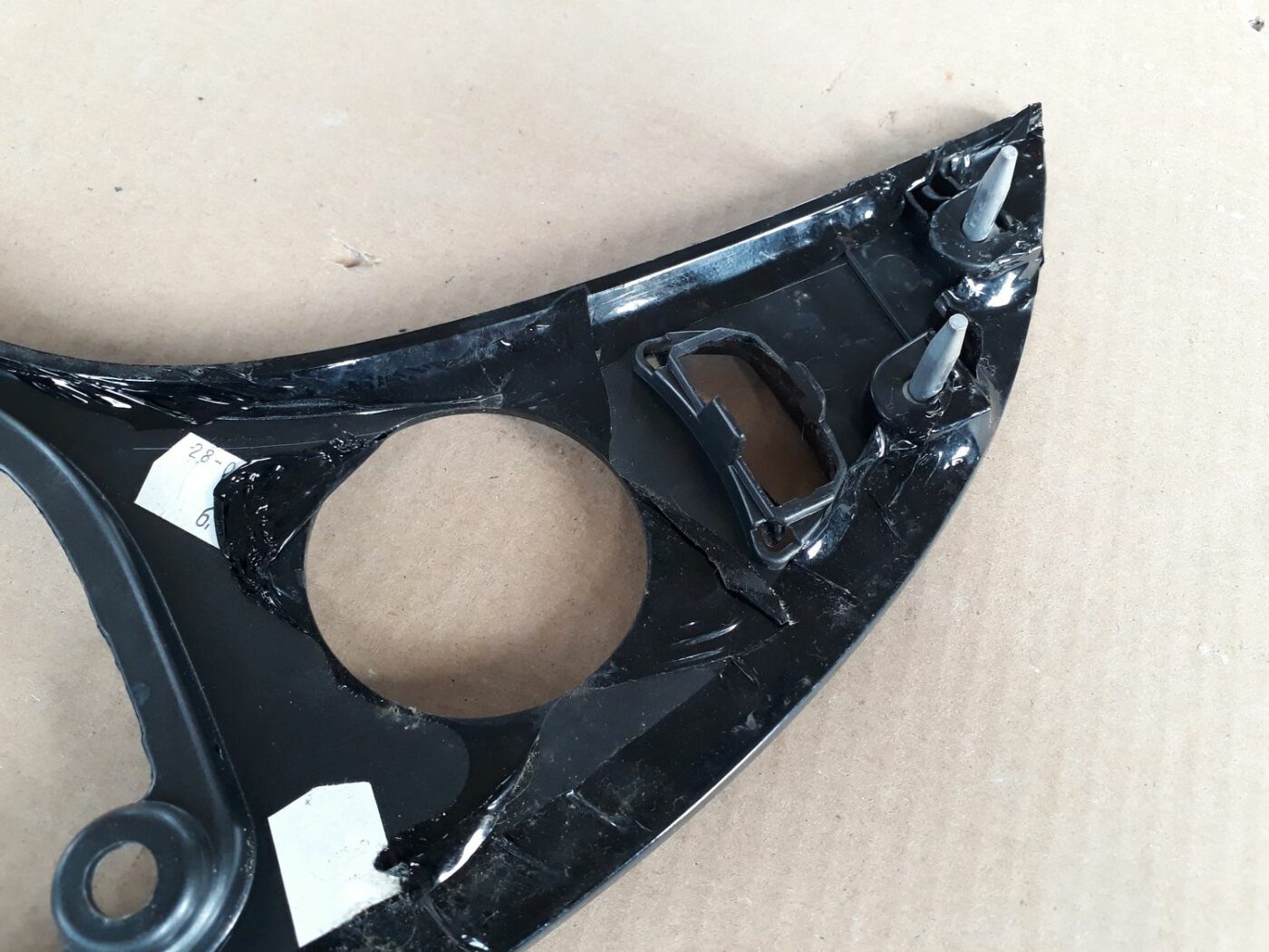 Dekoratīvs rāmis pārnesumu selektoram priekš BMW 530D E61 2006 TOURING BLUE