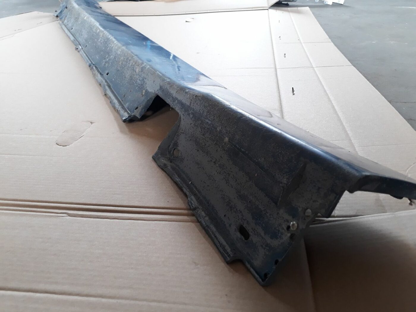 Ārēja sliekšņa laba uzlika priekš BMW 530D E61 2006 TOURING BLUE