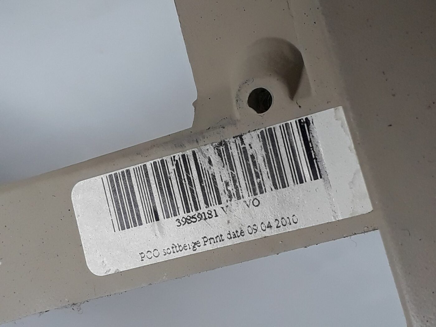 Centrālās konsoles dekoratīvais rāmis priekš VOLVO V70 2010