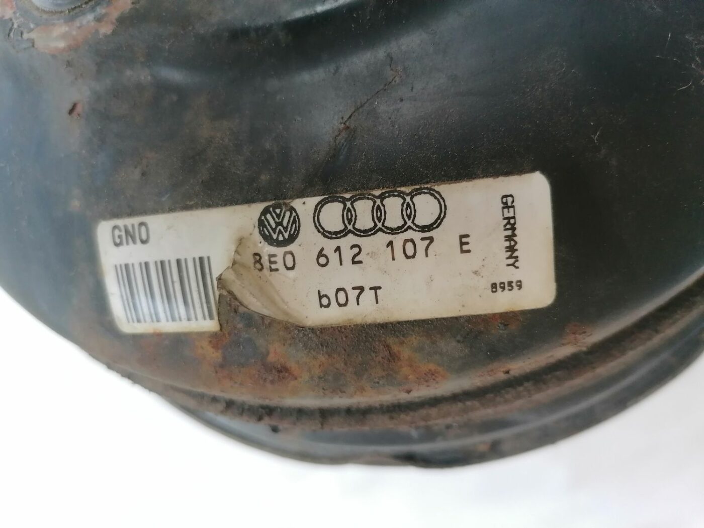 Vakuuma bremžu pastiprinātājs priekš AUDI A4 2001 SEDAN 4 Vakuuma bremžu pastiprinātājs priekš AUDI A4 2001 SEDAN